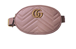 Marmont Belt Bag, Leather, Dusty Pink, 476434.493075, DB, 3*